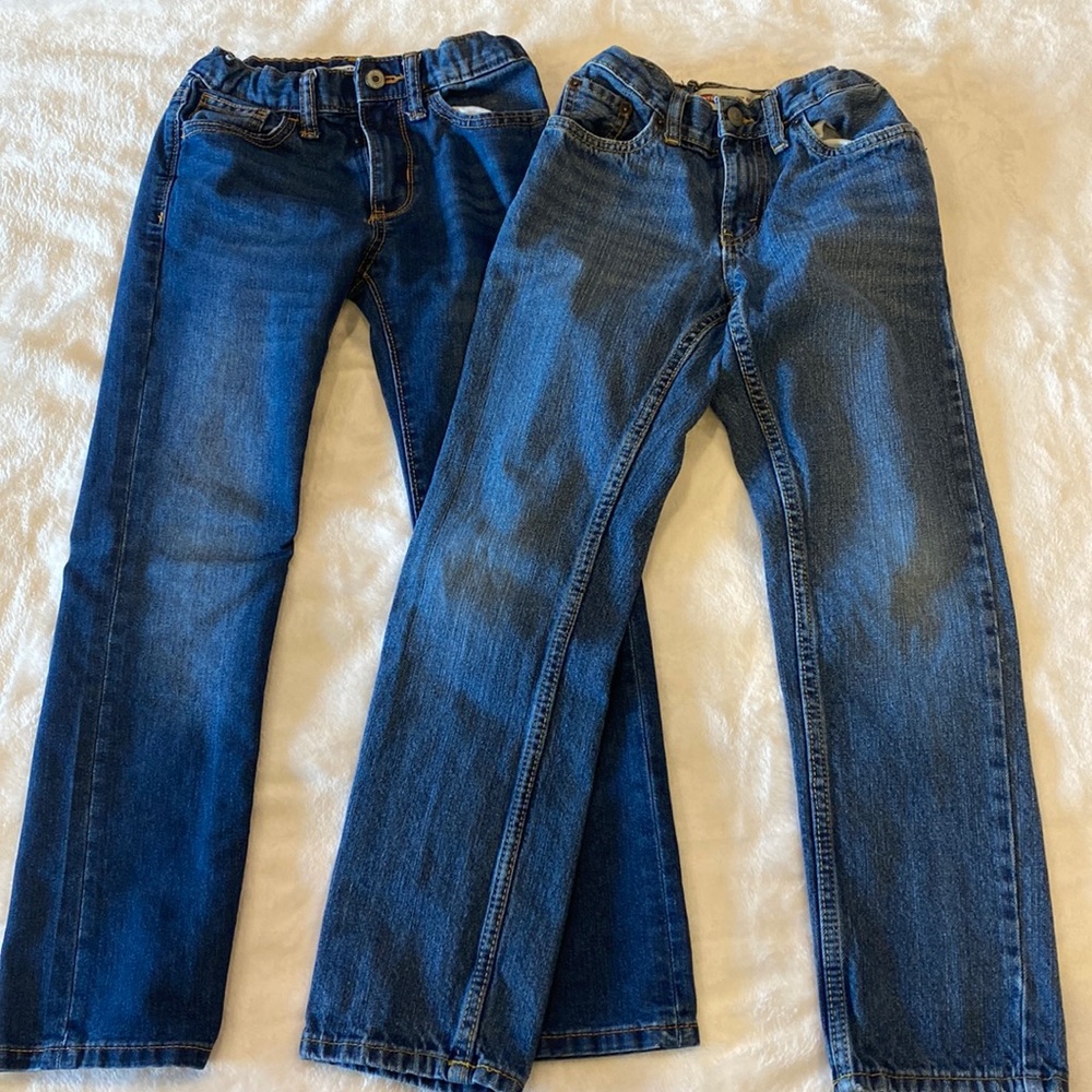 2 pair jeans old navy/Levi’s - skinny/taper